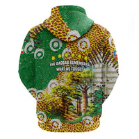 Equatorial Guinea Baobab Tree Hoodie with Tribal Patterns and Heritage Quote