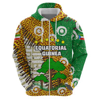 Equatorial Guinea Baobab Tree Hoodie with Tribal Patterns and Heritage Quote