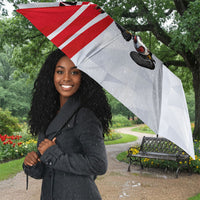 Personalized Tunisia Soccer Umbrella Tunisia Flag Eagle Football Mascot