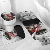 Knights Templar Bathroom Set Crusader Warrior Full Armor Red Cross
