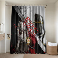 Knights Templar Bathroom Set Crusader Warrior Full Armor Red Cross