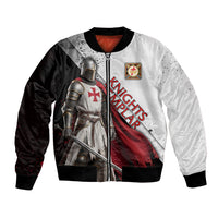 Knights Templar Bomber Jacket Crusader Warrior Full Armor Red Cross