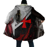 Knights Templar Cloak Crusader Warrior Full Armor Red Cross