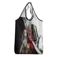 Knights Templar Grocery Bag Crusader Warrior Full Armor Red Cross