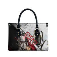 Knights Templar Leather Bag Crusader Warrior Full Armor Red Cross