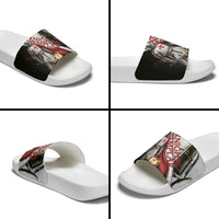 Knights Templar Slide Sandals Crusader Warrior Full Armor Red Cross