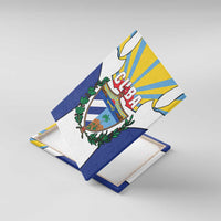 Cuba Coat of Arms Canvas Wall Art Colorful Cuban Flag Shield with Red Yellow Blue Patriotic Design - Wonder Print Shop