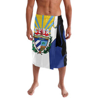 Cuba Coat of Arms Lavalava Colorful Cuban Flag Shield with Red Yellow Blue Patriotic Design - Wonder Print Shop