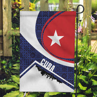 Cuba Flag Garden Flag Red White and Blue Design with Cuban Star and Havana City Skyline - Wonder Print Shop