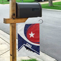 Cuba Flag Garden Flag Red White and Blue Design with Cuban Star and Havana City Skyline - Wonder Print Shop