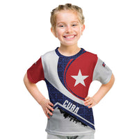 Cuba Flag Kid T Shirt Red White and Blue Design with Cuban Star and Havana City Skyline - Wonder Print Shop