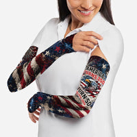 America Turns 250 Happy 50th Birthday Arm Sleeves Patriotic Eagle US Flag Distressed Splatter