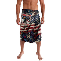 America Turns 250 Happy 50th Birthday Lavalava Patriotic Eagle US Flag Distressed Splatter