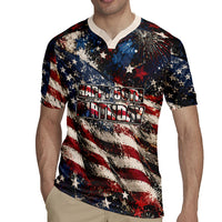 America Turns 250 Happy 50th Birthday Rugby Jersey Patriotic Eagle US Flag Distressed Splatter