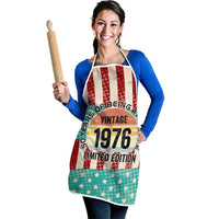 America Vintage 1976 50th Birthday Apron Retro Sunset Patriotic