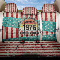 America Vintage 1976 50th Birthday Back Car Seat Cover Retro Sunset Patriotic