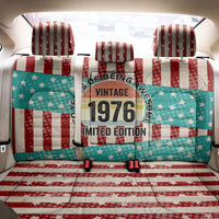 America Vintage 1976 50th Birthday Back Car Seat Cover Retro Sunset Patriotic