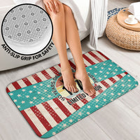 America Vintage 1976 50th Birthday Bathroom Set Retro Sunset Patriotic
