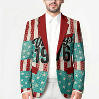 America Vintage 1976 50th Birthday Blazer Retro Sunset Patriotic