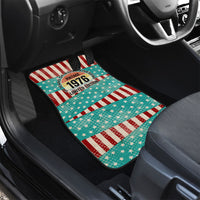 America Vintage 1976 50th Birthday Car Mats Retro Sunset Patriotic