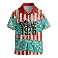 America Vintage 1976 50th Birthday Kid Hawaiian Shirt Retro Sunset Patriotic