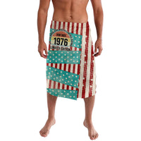 America Vintage 1976 50th Birthday Lavalava Retro Sunset Patriotic