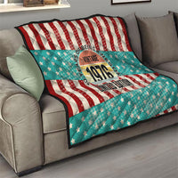 America Vintage 1976 50th Birthday Quilt Retro Sunset Patriotic