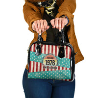 America Vintage 1976 50th Birthday Shoulder Handbag Retro Sunset Patriotic