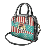 America Vintage 1976 50th Birthday Shoulder Handbag Retro Sunset Patriotic