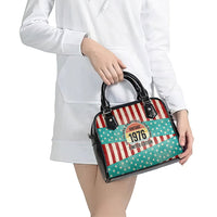 America Vintage 1976 50th Birthday Shoulder Handbag Retro Sunset Patriotic