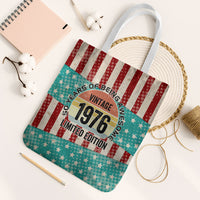 America Vintage 1976 50th Birthday Tote Bag Retro Sunset Patriotic