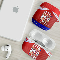 America Turns 250 I Turn 50 AirPods Case Patriotic Eagle Flag Birthday Stars Stripes