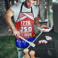 America Turns 250 I Turn 50 Apron Patriotic Eagle Flag Birthday Stars Stripes