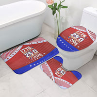 America Turns 250 I Turn 50 Bathroom Set Patriotic Eagle Flag Birthday Stars Stripes