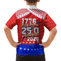 America Turns 250 I Turn 50 Hawaiian Shirt Patriotic Eagle Flag Birthday Stars Stripes