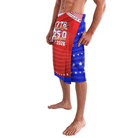 America Turns 250 I Turn 50 Lavalava Patriotic Eagle Flag Birthday Stars Stripes