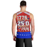 America Turns 250 I Turn 50 Men Tank Top Patriotic Eagle Flag Birthday Stars Stripes