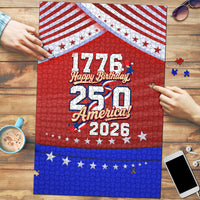 America Turns 250 I Turn 50 Puzzle Patriotic Eagle Flag Birthday Stars Stripes