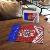 America Turns 250 I Turn 50 Puzzle Patriotic Eagle Flag Birthday Stars Stripes