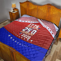 America Turns 250 I Turn 50 Quilt Patriotic Eagle Flag Birthday Stars Stripes