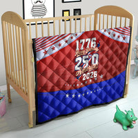 America Turns 250 I Turn 50 Quilt Patriotic Eagle Flag Birthday Stars Stripes