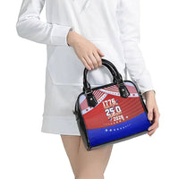 America Turns 250 I Turn 50 Shoulder Handbag Patriotic Eagle Flag Birthday Stars Stripes