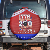 America Turns 250 I Turn 50 Spare Tire Cover Patriotic Eagle Flag Birthday Stars Stripes