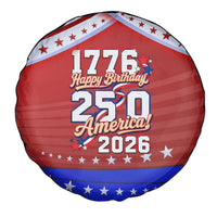 America Turns 250 I Turn 50 Spare Tire Cover Patriotic Eagle Flag Birthday Stars Stripes