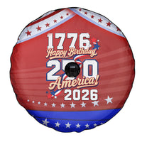America Turns 250 I Turn 50 Spare Tire Cover Patriotic Eagle Flag Birthday Stars Stripes