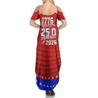 America Turns 250 I Turn 50 Summer Maxi Dress Patriotic Eagle Flag Birthday Stars Stripes