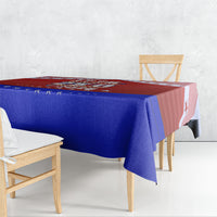 America Turns 250 I Turn 50 Tablecloth Patriotic Eagle Flag Birthday Stars Stripes