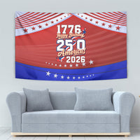 America Turns 250 I Turn 50 Tapestry Patriotic Eagle Flag Birthday Stars Stripes