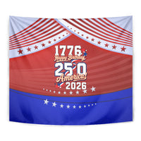 America Turns 250 I Turn 50 Tapestry Patriotic Eagle Flag Birthday Stars Stripes