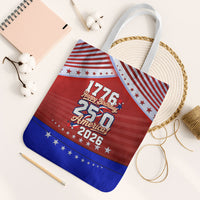 America Turns 250 I Turn 50 Tote Bag Patriotic Eagle Flag Birthday Stars Stripes